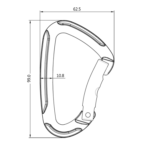 A750KNB — Carabiner / Quickdraw manufactured in Taiwan