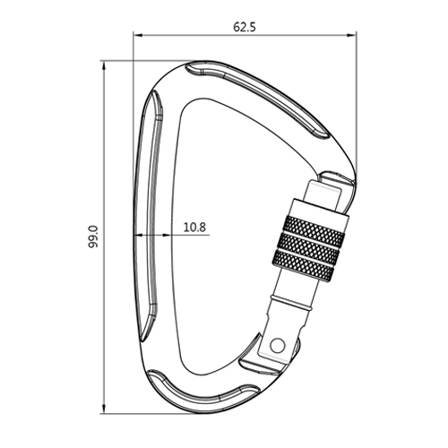 A750KSG — Carabiner / Quickdraw manufactured in Taiwan