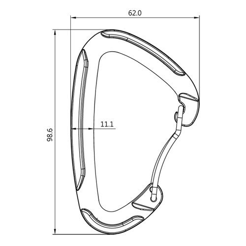 A750WR — Carabiner / Quickdraw manufactured in Taiwan