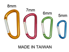 L-248 — Carabiner Keychains manufactured in Taiwan