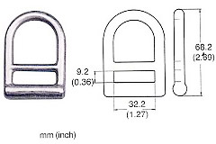 406 — Buckles/D-rings manufactured in Taiwan