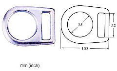 402 — Buckles/D-rings manufactured in Taiwan