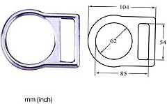 404 — Buckles/D-rings manufactured in Taiwan