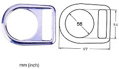 403 — Buckles/D-rings manufactured in Taiwan