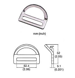 227 — Buckles/D-rings manufactured in Taiwan