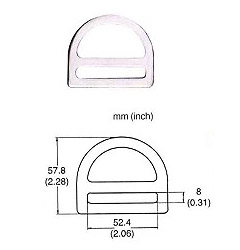 230 — Buckles/D-rings manufactured in Taiwan