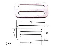 613 — Buckles/D-rings manufactured in Taiwan