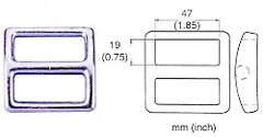 223 — Buckles/D-rings manufactured in Taiwan