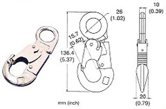 315 — Connectors/Snap Hook manufactured in Taiwan