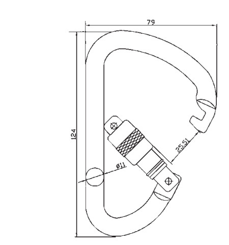 2450SG — Connectors/Snap Hook manufactured in Taiwan