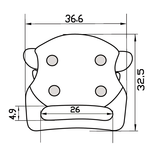 A825-19 — Auto Release Buckle manufactured in Taiwan